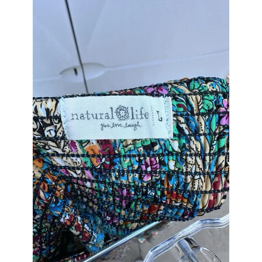 NATURAL LIFE Multicolor Bohemian Maxi Skirt - Picture 13 of 14